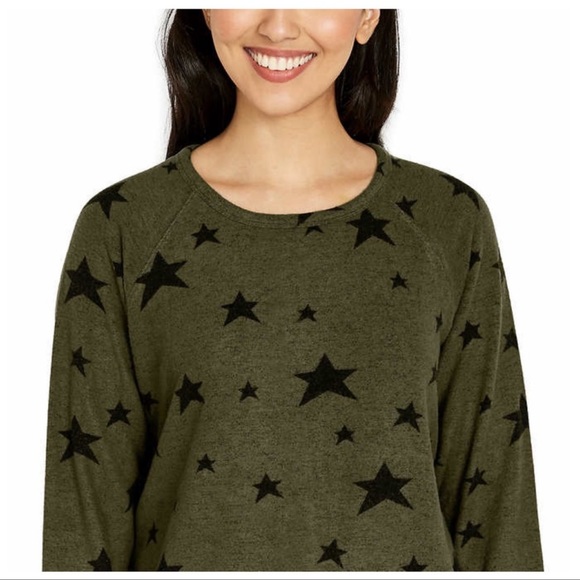 BUFFALO Ladies Printed Cozy Top, Green (L) - Picture 6 of 6